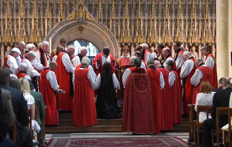 Ceremony The Consecration Of New Bishop Of Lancaster